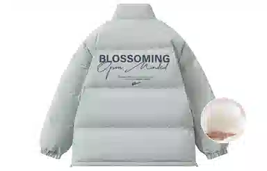 Warrior Basic Retro Lettering Cotton Jacket