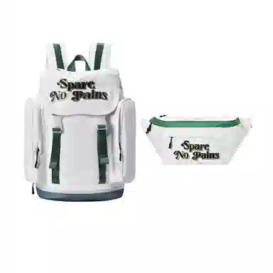 Spare No Pains Backpack White