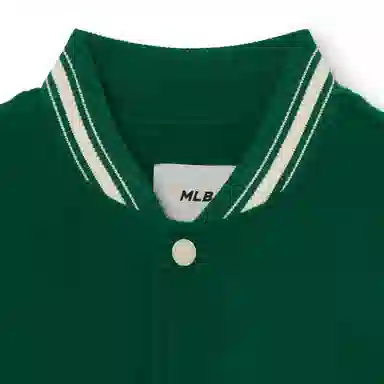 MLB Yankees Logo Baseball Jacket Green