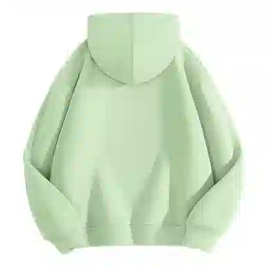 棉致 本命年红色诸事顺遂蛇年宽松加绒舒适连帽重磅纯色百搭潮牌休闲落肩长袖卫衣 男女同款