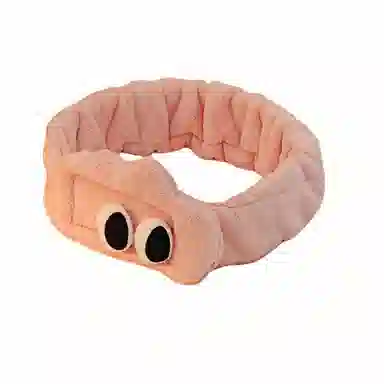 丹琴 可爱大眼睛束发 洗脸敷面膜洗漱专用卡通冬季 聚酯纤维 发带 女款