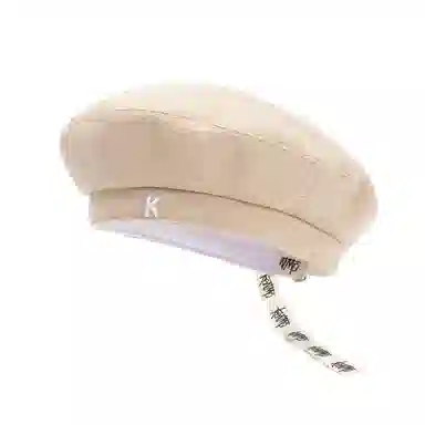 肯默 秋冬保暖 高街长飘带 头围可调节 涤纶 贝雷帽 男女同款情侣款