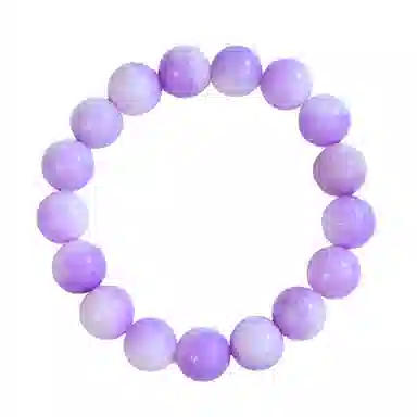 物㯖 国潮雕刻六字真言浅紫冰飘花佛珠招财纳福考试考研上岸绕指柔文艺民族风转运手持 好运 白玉菩提 手串 男女同款情侣款