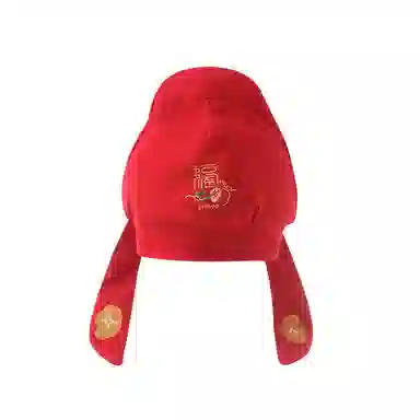 英氏 金宝帽新生儿防风保暖纯棉状元帽 棉 针织帽 儿童款