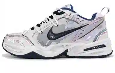 Nike Air Monarch 4 White Navy 313
