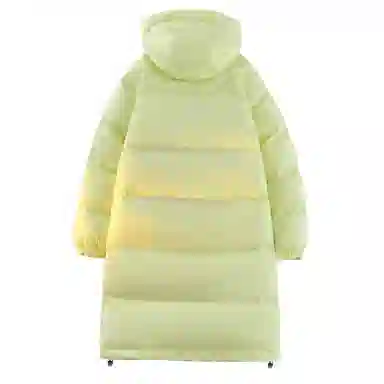 王者荣耀 基础款连帽纯色简约中长款保暖加厚面包字母印花宽松百搭休闲棉服 男女同款