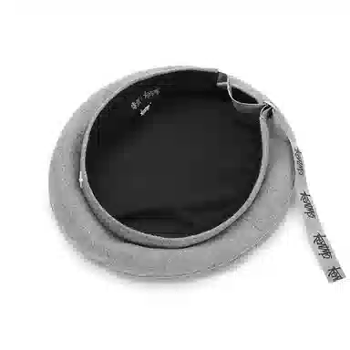 肯默 秋冬保暖 高街长飘带 头围可调节 涤纶 贝雷帽 男女同款情侣款