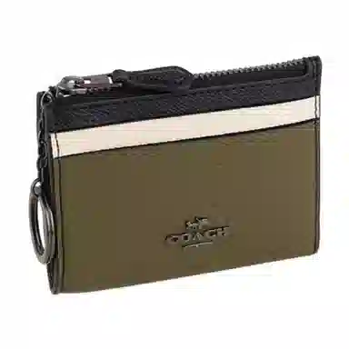 COACH Mini Id Skinny Olive