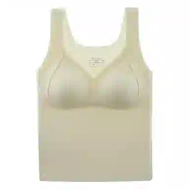 欧迪芬 贴身蓄热轻暖背心打底软糯恒温不起球磨毛高弹保暖上装 女款