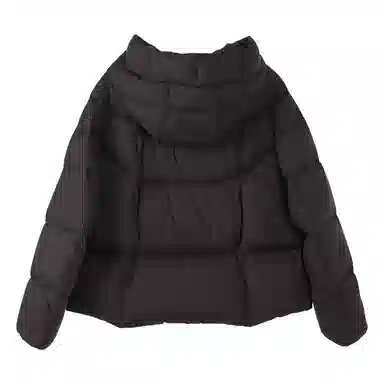 法儿家 韩系宽松连帽设计感羽绒服 女款