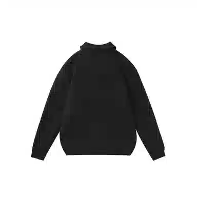 我是大卫 美式翻领开衫小众设计感韩系慵懒高级宽松针织衫 男女同款