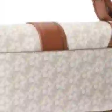 Michael Kors Colby Vanilla White Acorn Brown