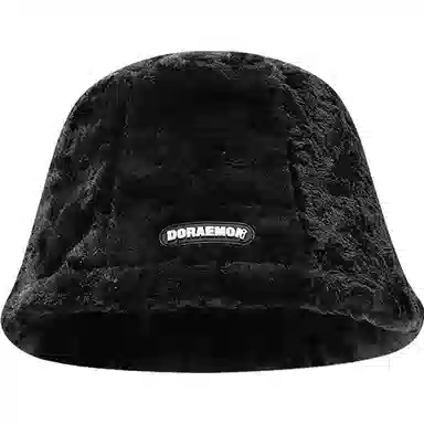 【通勤出街神器】 啄木鸟 羊羔毛秋冬日系百搭显脸小时尚水桶帽加厚保暖毛绒帽子素颜遮脸 聚酯纤维 渔夫帽 男女同款情侣款