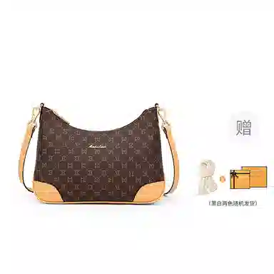 Mashalanti Classic Monogram Crescent Bag