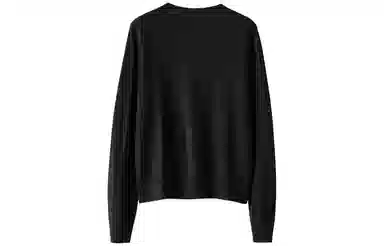 恒源祥 圆领纯色长袖单排扣开衫毛衣 女款