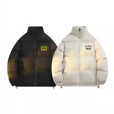 ROBINHOOD Retro American Streetwear Puffer Jacket