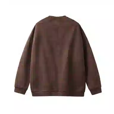 POINTLIMIT 3D Embossed Suede Sweatshirt