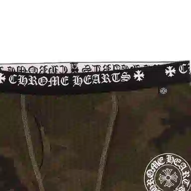 Chrome Hearts SS23 Camo Horseshoe Embroidered Underwear Khaki