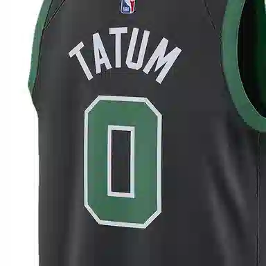 Jordan NBA Fan Edition Tatum 0 Jersey Black