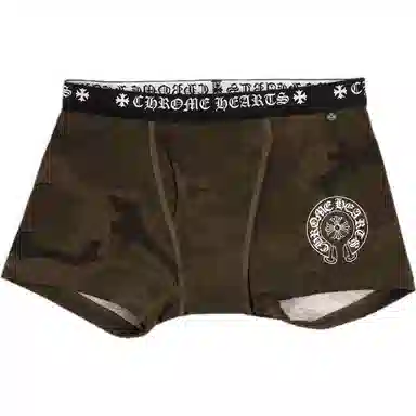 Chrome Hearts SS23 Camo Horseshoe Embroidered Underwear Khaki