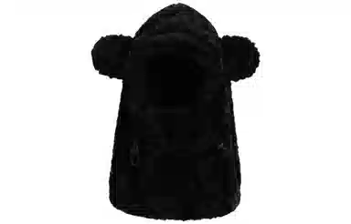 优幽兰 韩系甜美可爱显脸小骑车小众高级感防风防寒护耳加厚保暖一体 聚酯纤维 帽子 女款