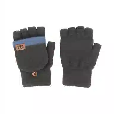 匹克 秋冬保暖翻盖半指灵活时尚百搭 锦纶/氨纶 绒线手套 男女同款情侣款 多色可选