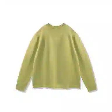 我是大卫 港风纯色圆领打底衫韩版潮流套头宽松百搭针织衫 男女同款