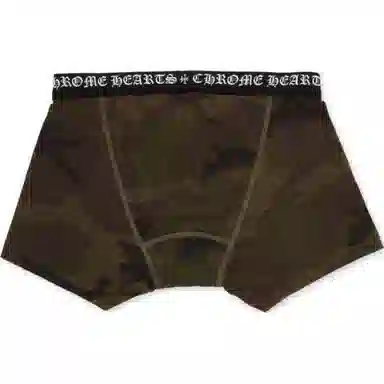 Chrome Hearts SS23 Camo Horseshoe Embroidered Underwear Khaki