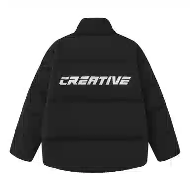 森马 印花面包服厚款羽绒服 男款