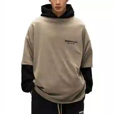 Fear of God Essentials FW24 Holiday Core Crewneck T-Shirt Deep Fog Grey