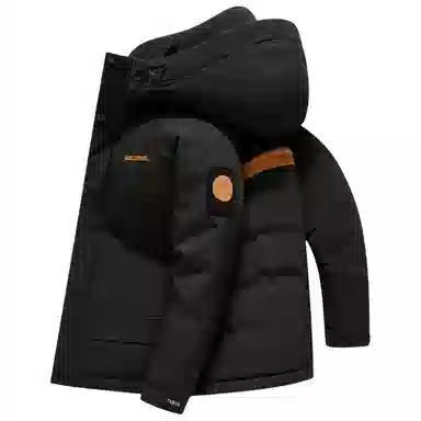 鸭鸭 户外休闲风工装保暖时尚潮流舒适羽绒服 男女同款