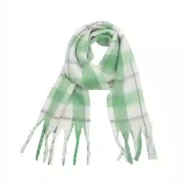 浪莎 冬日无忧秋冬季韩系氛围感格子围巾高级氛围感马海毛加大加厚软糯保暖围巾披肩 男女同款情侣款 礼盒装 绒线围巾 男女同款情侣款