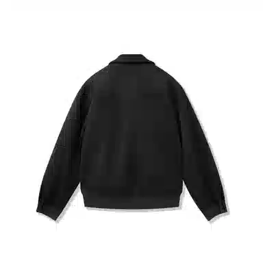 我是大卫 美式复古麂皮绒美拉德短款机车飞行夹克外套 男女同款