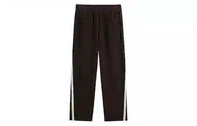 PEACEBIRD MEN Corduroy Straight Loose Pants Brown