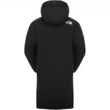The North Face Logo Hooded Down Jacket Black