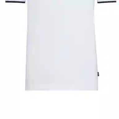 HUGO BOSS Cotton Piqué Polo Shirt Rubber-Print Logo White