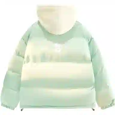 帕丁顿熊 假两件连帽拼接纯色宽松休闲防风面包服防寒保暖加厚棉服 男女同款