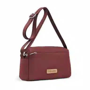捷朗仕 纯色休闲简约日常通勤时尚百搭 尼龙布 单肩斜挎包 男女同款情侣款 多色