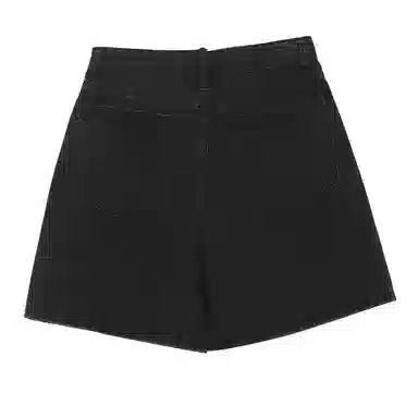 木果果木 宽松直筒中腰牛仔裤 女款 黑色