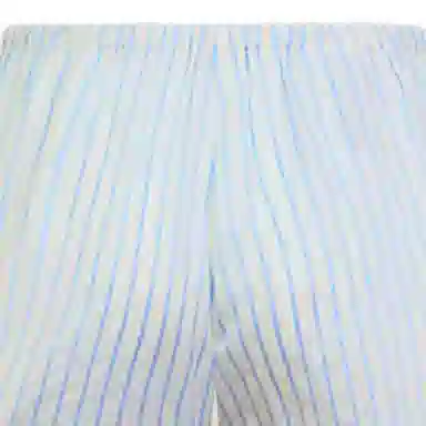 MIU MIU SS23 Striped Jacquard Shorts Light Blue
