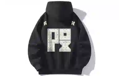 PISYPOX Letter Print Hoodie