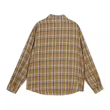 佐贝卡 美式复古宽松简约长袖衬衫 男女同款