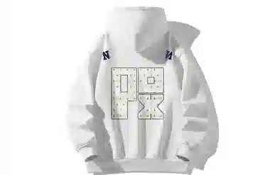 PISYPOX Letter Print Hoodie