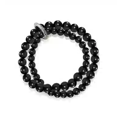 金师傅 祥云双圈平安扣跑环 考公考研考试上岸 复古多圈文玩叠戴檀香佛珠 念珠 送礼车载挂件 好运 檀木 木作手串 男女同款情侣款