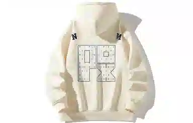 PISYPOX Letter Print Hoodie