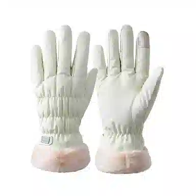 俞兆林 冬季女士保暖韩版可爱触屏骑行电动车防寒加绒加厚防风冬天玩雪防冻手 防泼水 手套 女款