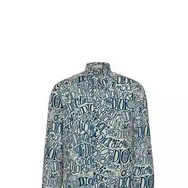 Dior x Shawn Logo Long Sleeve Shirt