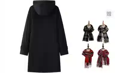 Dongjing Black Wool Coat