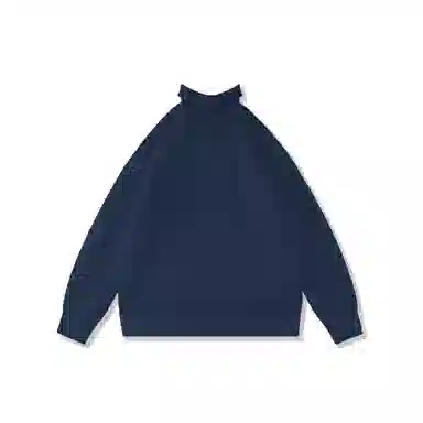 我是大卫 韩版高领纯色百搭加厚毛衣慵懒风内搭打底港风针织衫 男女同款