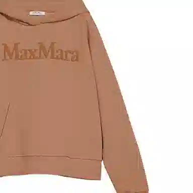 'S MAX MARA Hoodie Camel